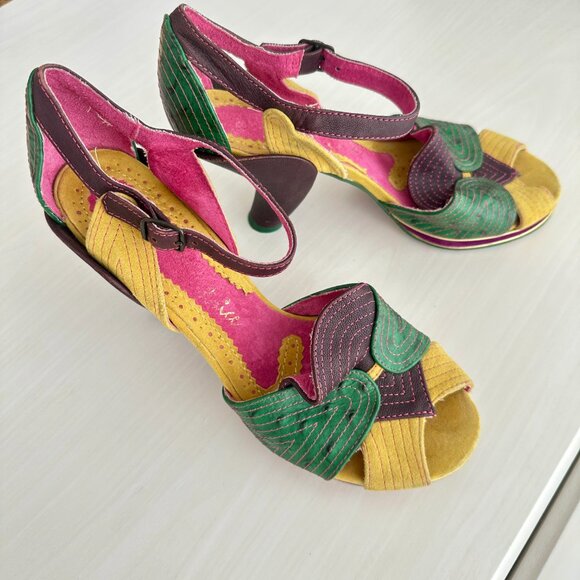 Irregular Choice Mardi Gras Heels US10/EUR41 - Picture 7 of 14